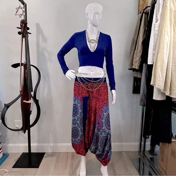 Colourful Balloon Harem Pants - Picture 10 of 12